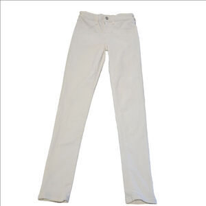 Women's American Eagle White Hi-Rise Jeggings Size 4 Long